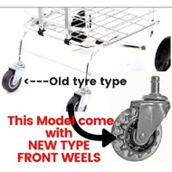 6 Foldable 4 Wheel Wheel Trolley, / Aluminium Light Duty Shopping Cart #602 / #605