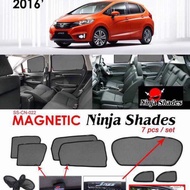 Honda Jazz gk gk5 2014 - 2019 magnetic sunshade sun shade shades curtain langsir cover bodykit body 