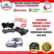 Perodua Kancil 660 850 - Genuine Brembo Front Brake Pads Brek Pad Depan