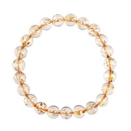 【正佳珠寶】金鈦晶 頂級淨體老礦鈦絲 7.8-8.3mm 金鈦晶手珠