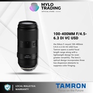 Tamron 100-400mm f/4.5-6.3 Di VC USD Lens ( CANON ) ( NIKON )( 3 YEARS WARRANTY )