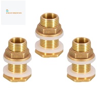 3 Sets 3/8 Inch Female 1/2 Inch Male Water Tank Connector Threaded