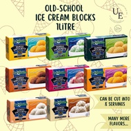 Evergreen Old School Ice Cream Blocks - 1 Litre