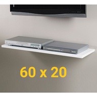 KAYU Top BOX SET SHELF DVD shelf WiFi shelf SHELF WALL SHELF wooden 60 cm x 20 cm bookshelf 40 x20 /