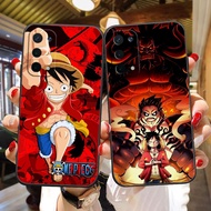 Anime One Piece Monkey D Luffy Soft Black Silicon TPU Cell Phone Case For OPPO A96 RENO 10 8 7 6 5 4 6.6 X T Z F21 X2 Find X3 Pro Plus Zoom Lite 5G