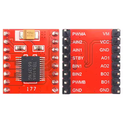 TB6612 Motor Driver Module Dual Drive High Performance Balance Trolley Driver Module 16PIN TB6612FNG