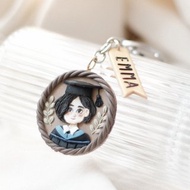 【客製化禮物】手工 似顏繪 軟陶 鑰匙圈 鑰匙扣