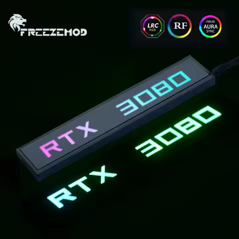 FREEZEMOD RGB VGA Backplate GPU Side Panel Graphics Card Faith Lamp MOD 5V ARGB 3PIN AURA SYNC
