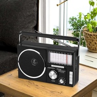 Old-fashioned Bluetooth Player Multifunctional Full-Band Radio Charging 0372 High-End