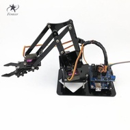 [Fenteer] DIY Robot Mechanical Arm 4 Servos Robot Arm Learning DIY Model Toy Gift New
