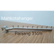 GANTUNGAN 9-point bent clothes hanger flute 9-point bent square pipe flute