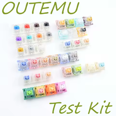 Outemu Switches Test Kit For Mechanical Keyboard Switch Silent Linear Tactile Clicky Hot-swap Custom