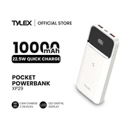 TYLEX XP29 10000mAh Wireless Powerbank 22.5w Fast Charging PD+QC3.0 With Led Digital Display Travel 
