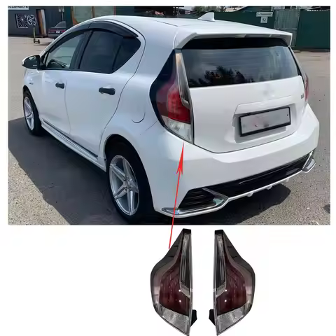 8155152D00 A Pair Car Taillight For Toyota Aqua NHP10 NHP10H Taillamp Turn Signal Brake Light 2014 t