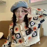 Vintage Daisy1688 Women's Floral Long Sleeve Cardigan
