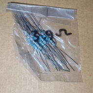 R 3.9 Ohm 0.5W 1 Percent Metal Film Resistor 3.9Ohm 3R9 Ohm MetalFilm 0.5 Watt 20 Pcs