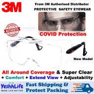 YESHHLIFE 3M Safety Eyewear [* KL/SGR FAST SHIP] 3M12308 / Glasses / Over Spectacle Anti-Fog Lens  (