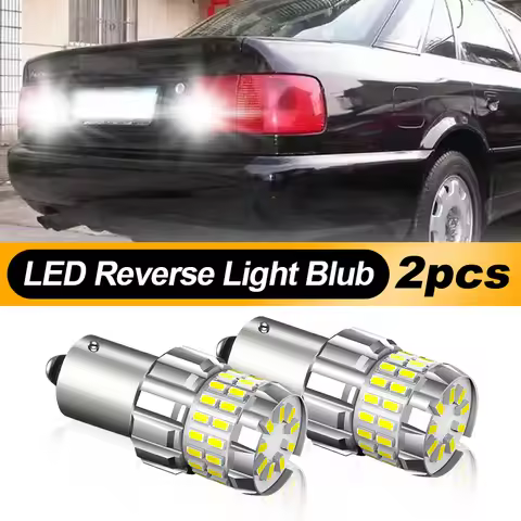 2pcs Canbus LED Reversing lights 1156 P21w Ba15s For Audi A6 C4 C5 1994 1995 1996 1997-2000 2001 200