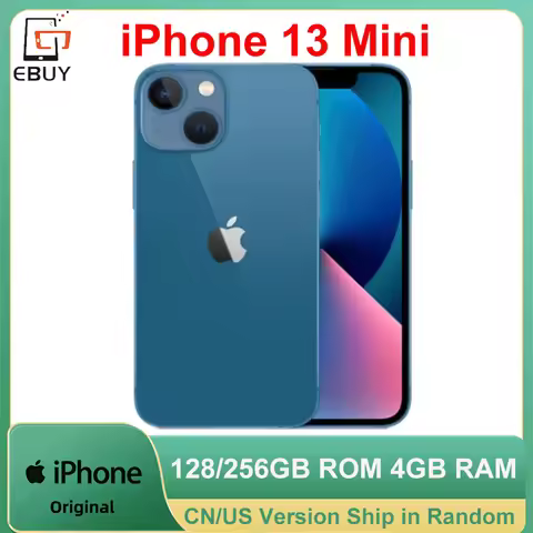 100% Original Apple iPhone 13 Mini 128GB 256GB ROM 4GB RAM A15 Bionic IOS 5G iPhone 13Mini 5.4" Unlo