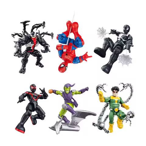Marvel Legends Blocks Venom BLACK SUIT Spider Man Building Blocks GREEN GOBLIN Cartoon building bloc