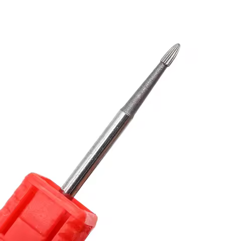 F Cuticle clean carbide nail drill bit 3/32" Rotary Burr Cuticle Clean Bits Milling Cutter For Manic