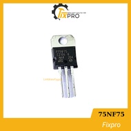 Mosfet 75NF75 N-CH 75A 75V TO220, new, genuine, good quality