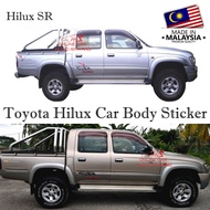 Toyota Hilux Vigo/Hilux Revo/Hilux 2.4cc/2.5cc/2.8cc/3.0cc Car Body Sticker/Side Body Sticker/Lining