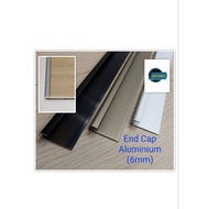 💥6mm End Cap Aluminium profile * 9 feet (will get 2 pcs x 4.4 feet)