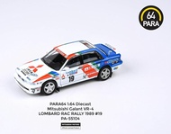 Para64 Alloy Car 1/64 โมเดลรถแข่ง Mitsubishi Galant Grant VR4 ของเล่นตัวแสดง โมเดลรถแข่งสุดเท่ โมเดล