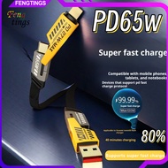 [Ft] 4-in-1 Charging Cable Braided Charging Cord 4-in-1 Fast Charging Cable 25/100/150/200cm Pd 65w 