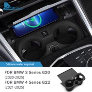 BMW 3 Series G20 4 Series G22 Silicone Wireless Charging Coaster Interior Upgrade Automotive Accesso