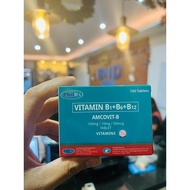 AMCOVIT-B VITAMIN B1+B6+B12 100 TABLETS