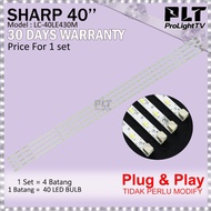 40'' LC-40LE430M SHARP LED TV BACKLIGHT SHARP 40 INCH LAMPU LED TV SHARP LC-40LE430 40LE430M