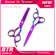 Gunting Rambut Salon Hairdressing Scissors 2PCS  / gunting rambut super tajam murah baiy amara pipe 