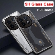 Hard Tempered Glass Case for Vivo iQOO Z10 Turbo / Z 10 Turbo / iQOOZ10Turbo