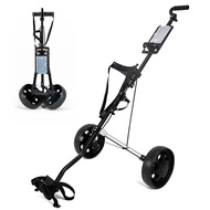 Lightweight Golf Two-Wheeled Ball Bag Trolley Iron Foldable Golf Court Trolley Convenient Style