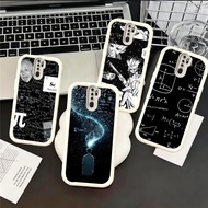 DN13 Mathematics and Chemistry hp Plating Casing for Realme Reno Narzo C25Y A15s C12 C11 A16K A15 20