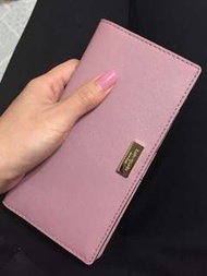 Kate Spade 豆沙粉紫色長銀包