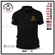 PLUS SIZE - Polo T Shirt Sulam Mercedes AMG Carbon Performance Truck Baju Lelaki Casual Cotton Fashi
