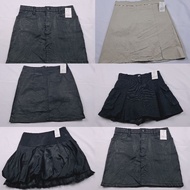 1F604-1F610 Leather Skirt Balloon Fashion Short [Second Hand] Details As Shown In The Picture.