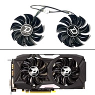 2 Pack GA91B2U Powercolor Red Devil RX580 GPU Cooler Cooling Fan for Radeon Red Dragon AX 480 470 58
