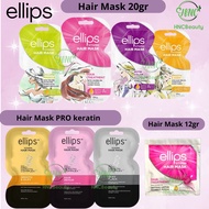 ELLIPS Hair Mask 12gr 18gr 20gr Keratin Sachet | Masker Rambut / Melembutkan / Meluruskan / Menutris