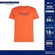 Tommy Hilfiger เสื้อยืด ผู้ชาย รุ่น MW0MW40324 SCX - สีส้ม ทรง Regular
