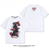 Uchiha Itachi Akatsuki Organization Naruto Collaboration Summer Short Sleeve T-Shirt Pure Cotton Men