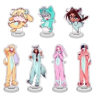 Anime Alien Stage Mica Modeling Plates Desk Mizi Sua Till Ivan Hyuna Luka Cosplay Fan
