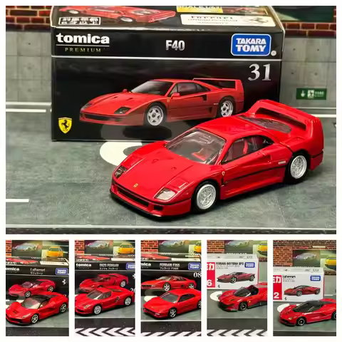 Takara Tomy TOMICA 1:64 Ferrari F40 Series Die-cast Alloy Car Model Toys Collectible Holiday Gift F5
