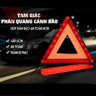 Foldable reflective warning triangle. Warning triangle 43cm.