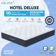 Azure™ 10 inch Hotel Deluxe | Pocketed Spring Mattress | Motion Isolation | Single | Super Single |