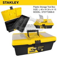 ORIGINAL Stanley Plastic Storage Tool Box 40CM (STST73696-8) 16'' STANLEY Tool Box