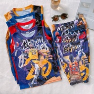 Kids Jersey Sando Terno Lakers 23 Lebron James Summer Wear